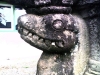 Yoni dengan ukiran kepala ular naga Jawa situs Somalangu - Kebumen