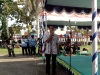 Ravie Ananda sedang memaparkan sejarah Konto (Pencak Jawa) di hadapan para peserta dan tamu undangan
