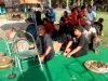 Penabuh Gamelan pengiring Bela Diri Konto (Pencak Jawa)