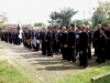 Peserta Pagelaran Seni Budaya Bela Diri Konto saat acara pembukaan