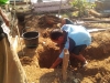 Peletakan Batu Pertama Oleh Pengurus Makam Kelurahan Kebumen