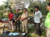 Peletakan Batu Pertama Pembangunan Situs Ki Singapatra di hadiri oleh Dandim 0709/Kebumen Dany Rakca Andalaswan, S.AP, Lurah kebumen Dede Suntoro, S.Sos, Perwakilan Keluarga Ki Singapatra oleh Ravie Ananda, dan masyarakat sekitar