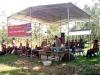 Sendratari Yudha Cakrakusuman Ebleg Singa Mataram Panjer, ikut memeriahkan acara peletakan batu pertama pemugaran pertabatan Brawijaya V di Suratrunan Alian Kebumen