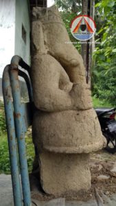 Temuan Arca Ganesha di Kejawang, Sruweng-Kebumen (tampak samping)